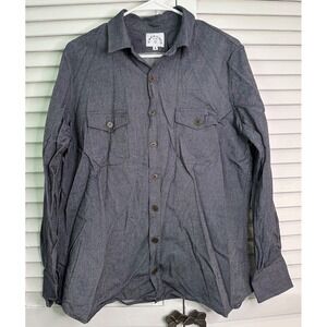 Kirrin Finch Size XL Denim Long Sleeve Button Up Shirt Androgynous Unisex